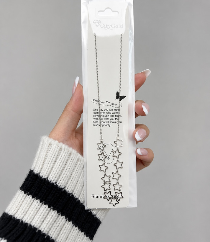گردنبند ستاره توخالی